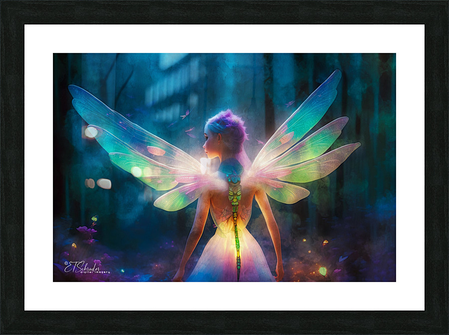 forest pixie Picture Frame print