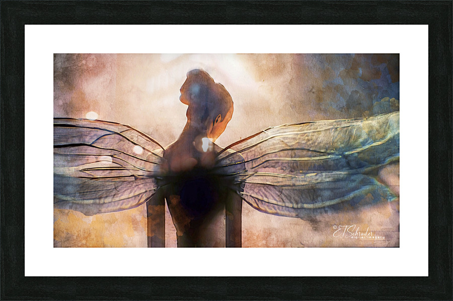 pixie wings Picture Frame print
