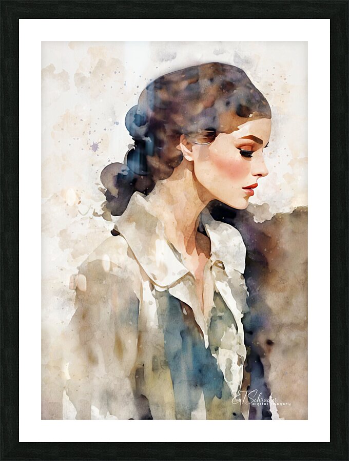 reflective Picture Frame print