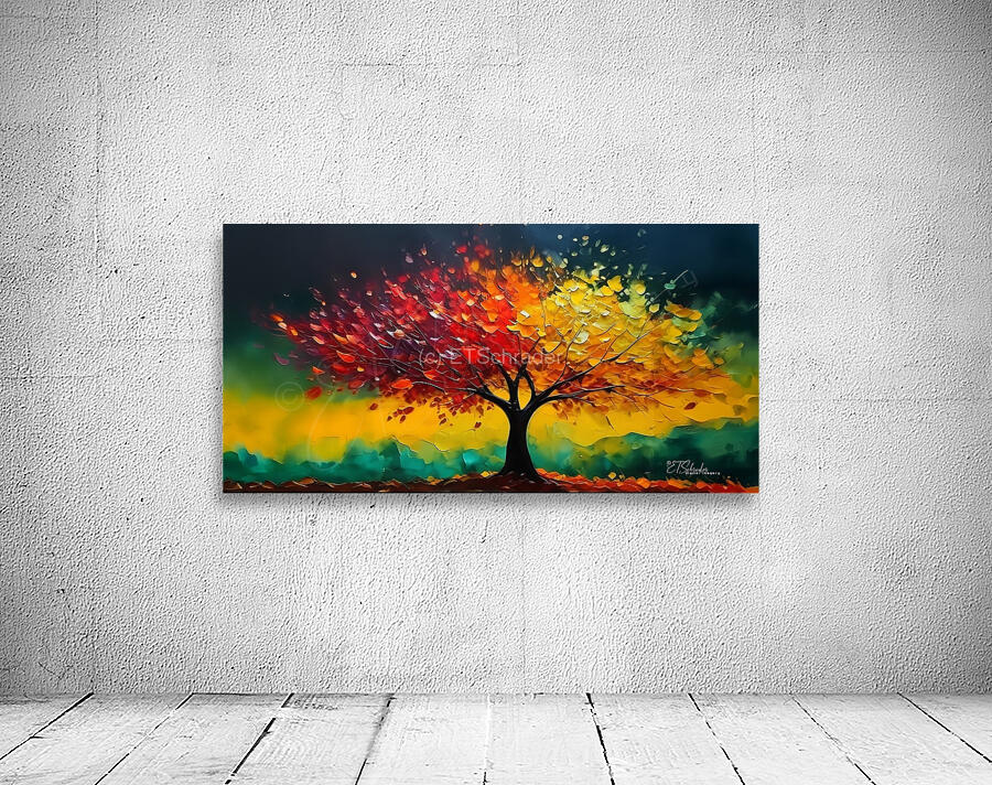 Burning Tree Wall Preview