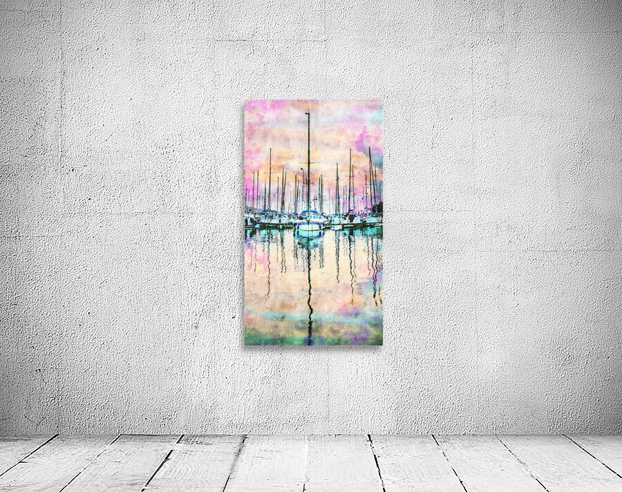 pink sky marina Wall Preview