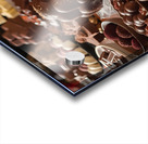 a mouthwatering display of various chocolate deli Acrylic print