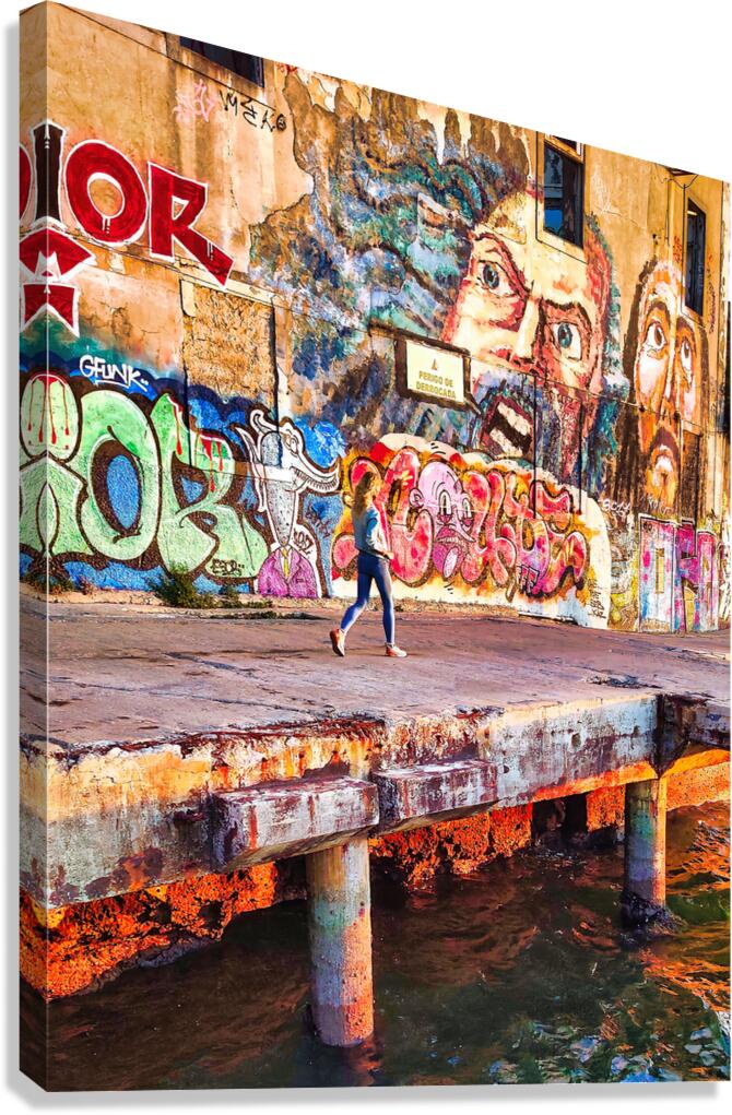 Sur le Quai Canvas Print