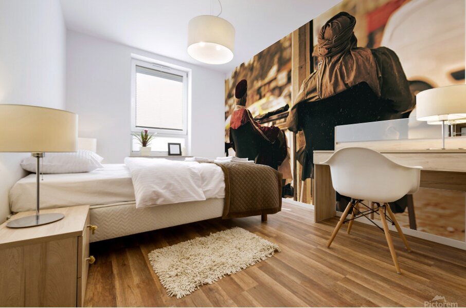 La Halte des Sages Mural print