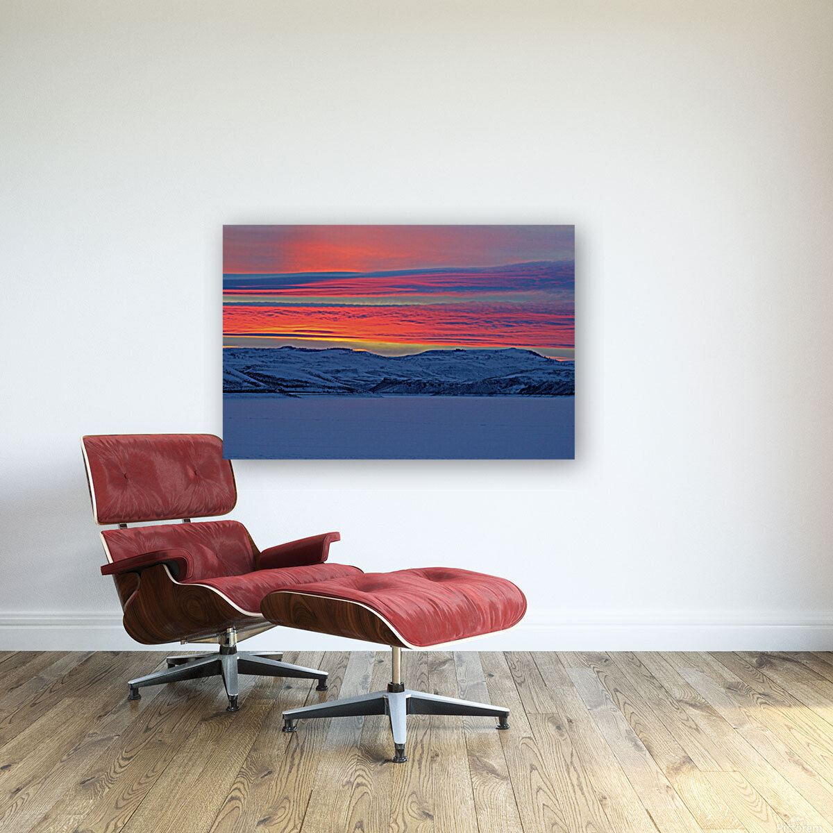 Blue Mesa Sunset Reproduction