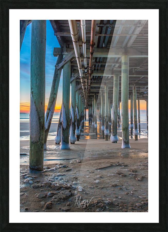 Under the Pier Picture Frame print