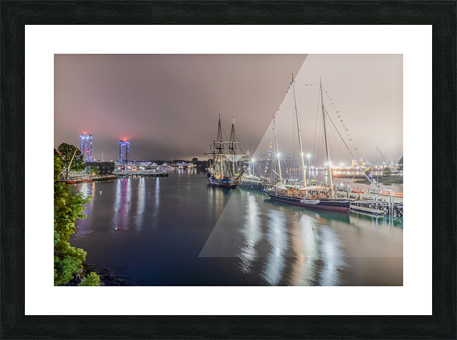 Docked Picture Frame print