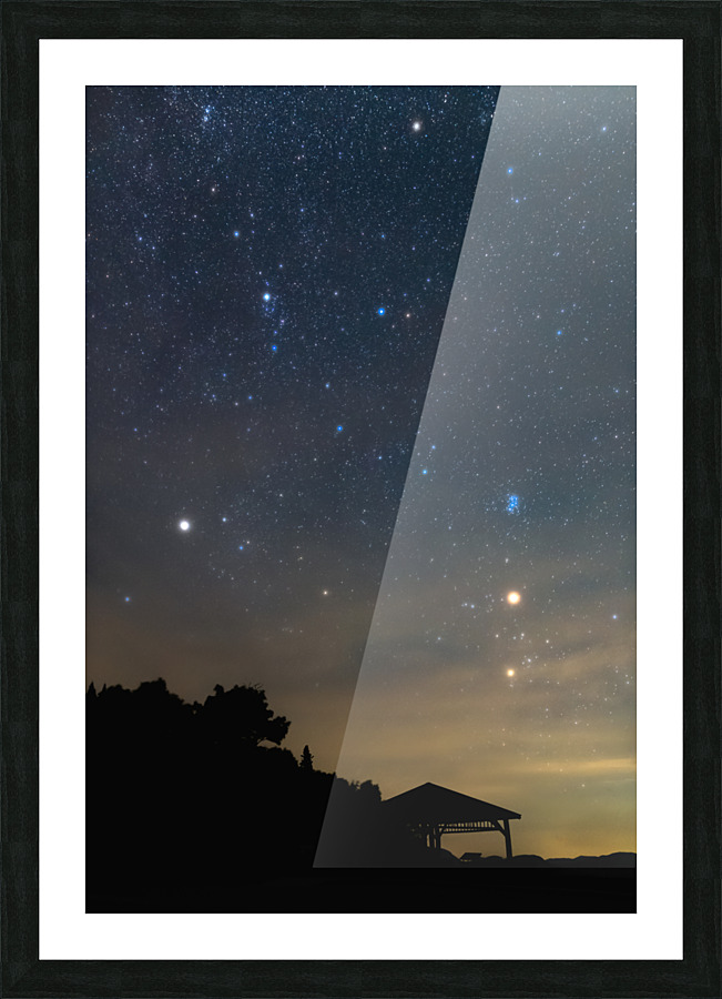 Planetary Pavilion Picture Frame print