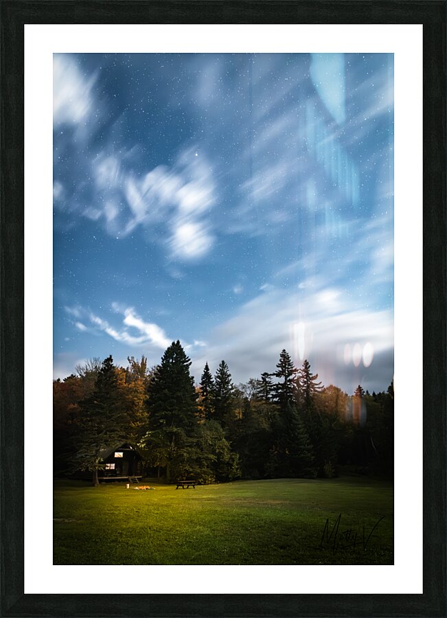 Camp Picture Frame print