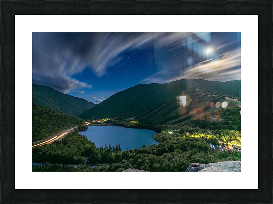 Artists Bluff Nightscape Picture Frame print
