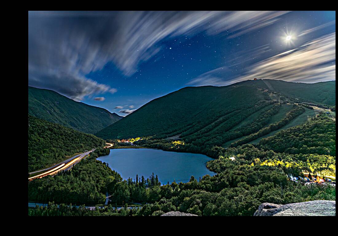 Artists Bluff Nightscape Reproduction