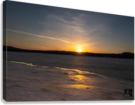 Reflet sur le lac 2 Canvas Print