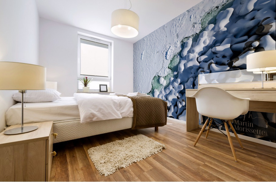 Drop view ocean Mural print
