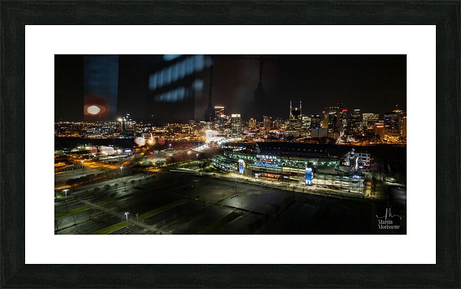 Nashville night Picture Frame print