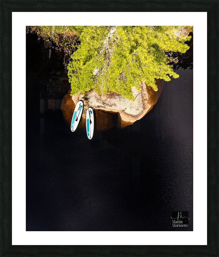Paddle relax Picture Frame print