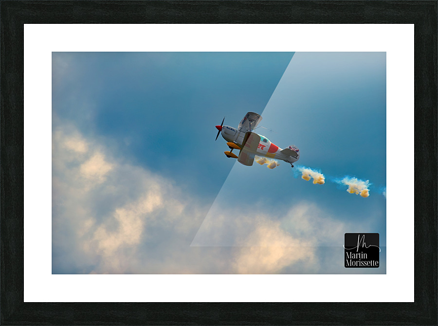 Avion acrobatique Picture Frame print