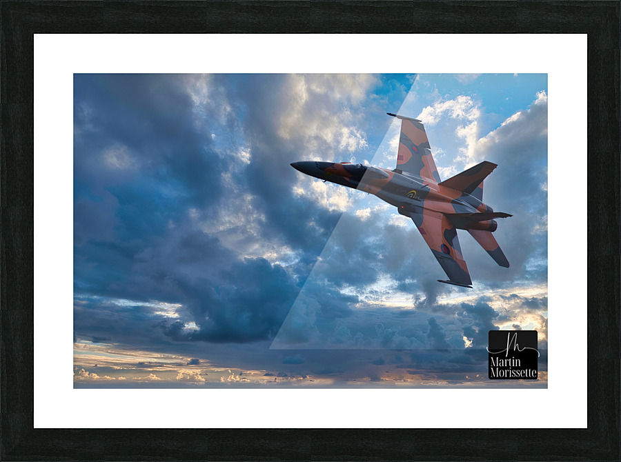Jet en pause  Picture Frame print