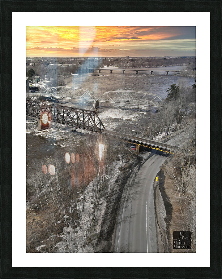 Drummondville Picture Frame print