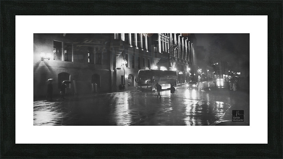 Sous la pluie Picture Frame print