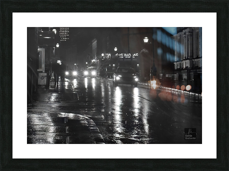 Chill la nuit Picture Frame print