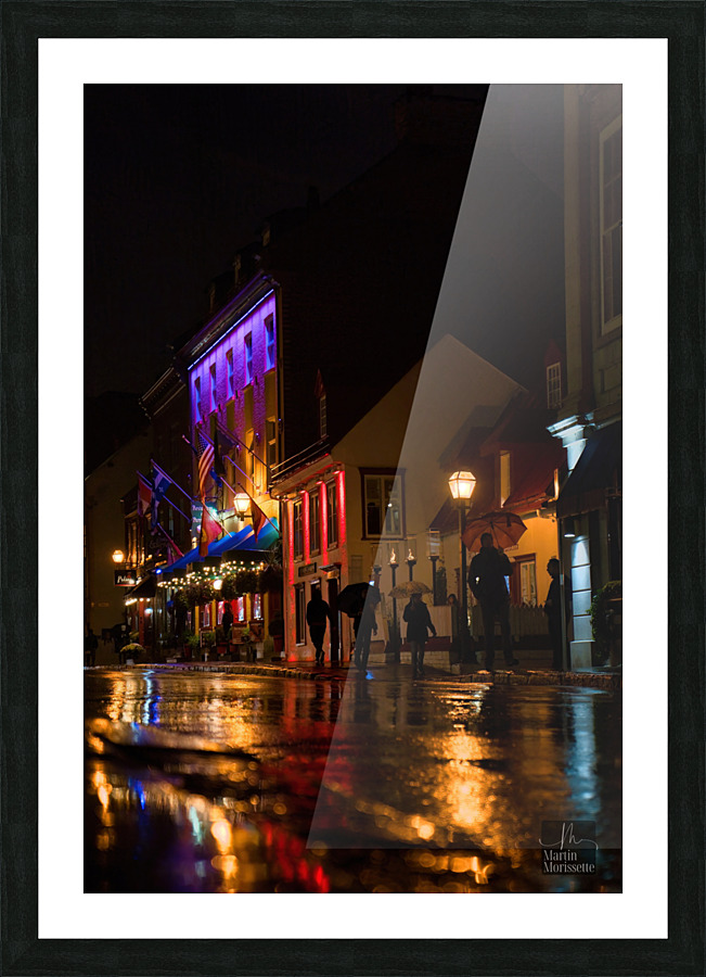 Dans la rue Picture Frame print