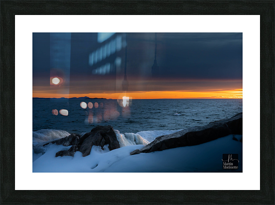 Soleil couchant Picture Frame print