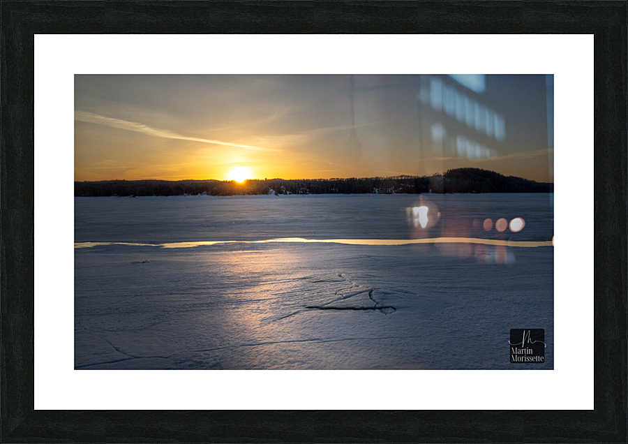 Reflet sur le lac Picture Frame print