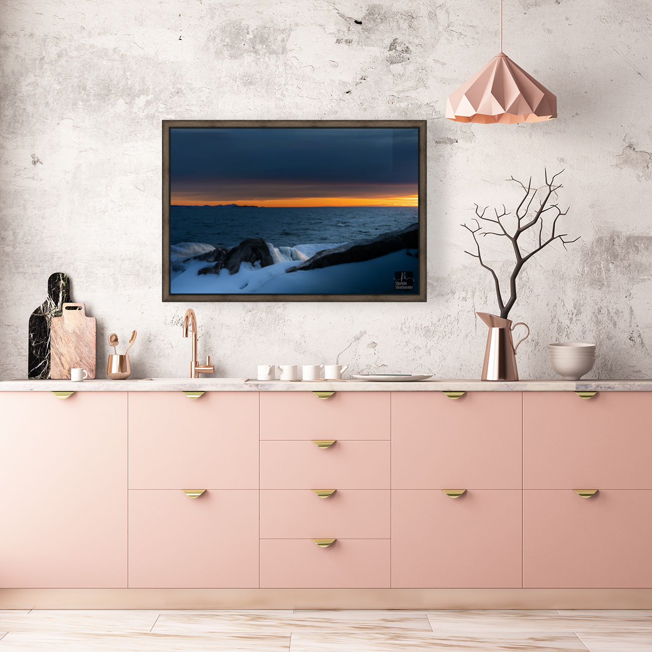 Soleil couchant Reproduction