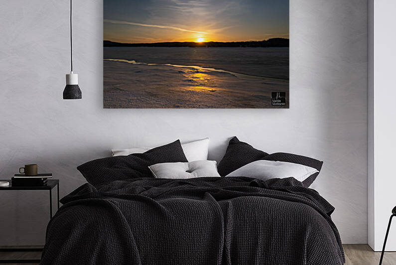 Reflet sur le lac 2 Reproduction
