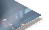 White and Blue HD Metal print