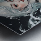 0 Lola is transparent with a single apple inside Metal print