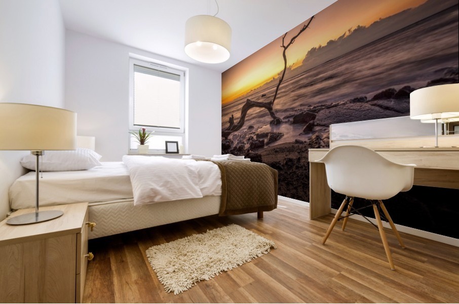 Hawaii Sunset Mural print