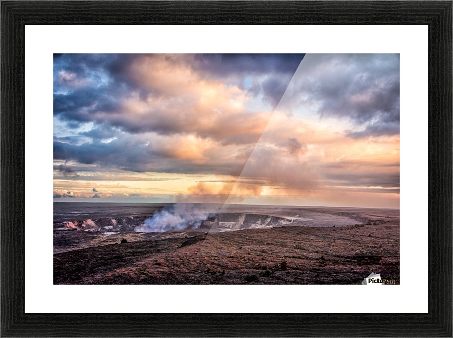 Kilauea Picture Frame print