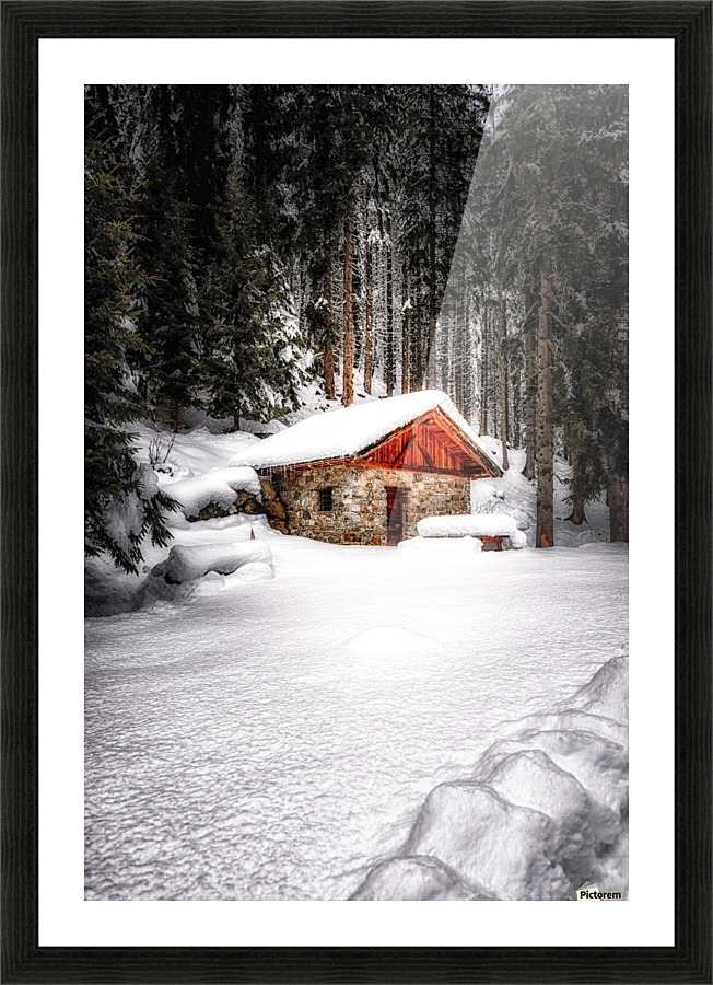 The Alps Picture Frame print