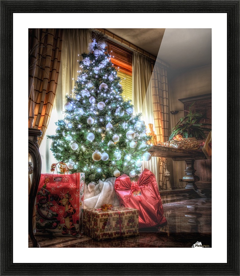 Christmas Tree Picture Frame print