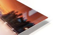 Sunset by  the Pacific Ocean HD Metal print