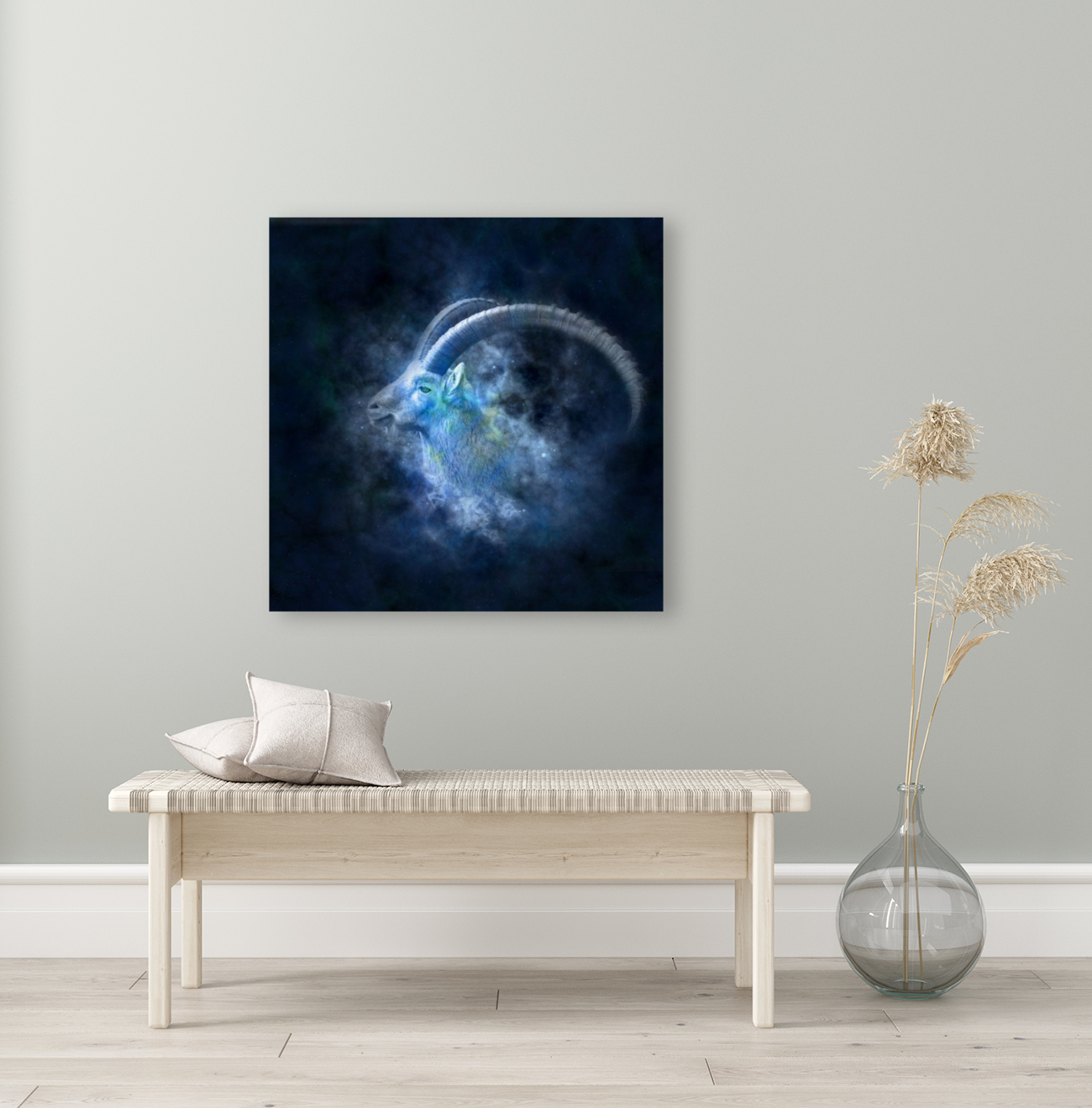 Wild Sheep Portrait Reproduction