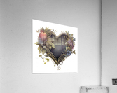 wreath heart Acrylic Print