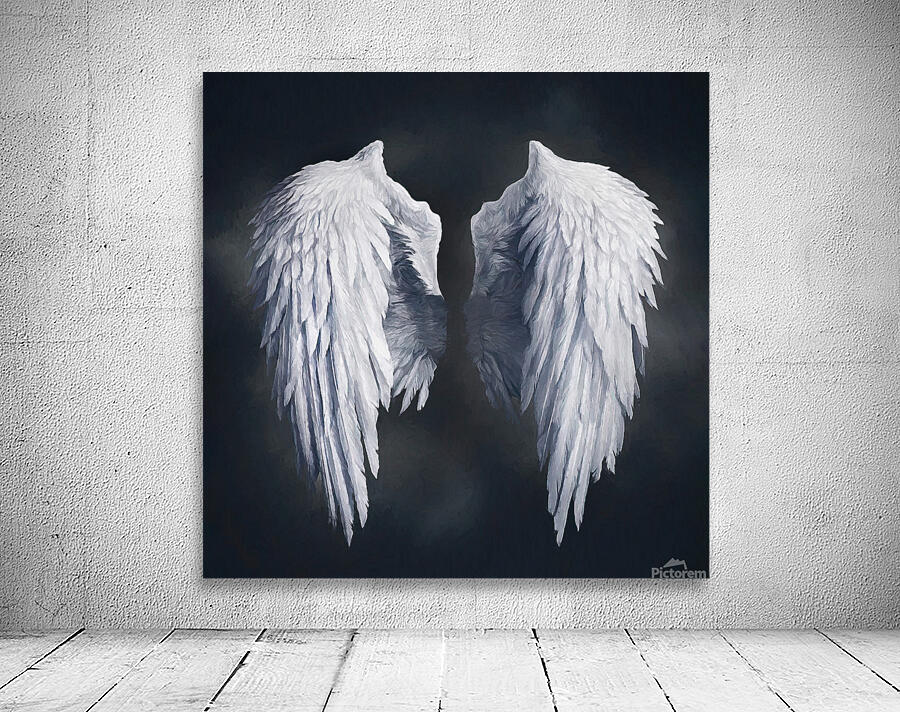 8640realistic wings Wall Preview