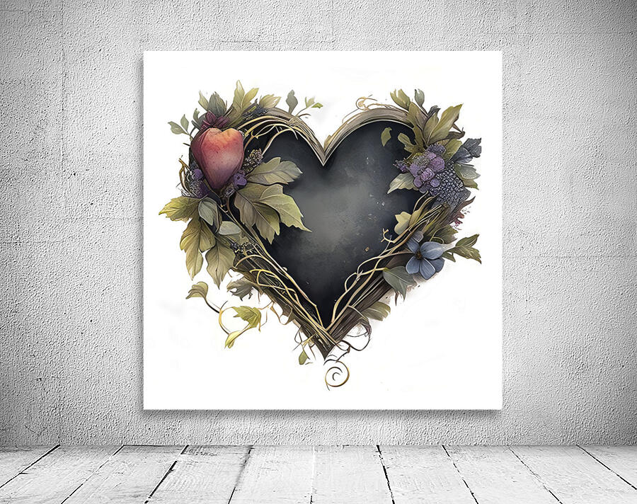 wreath heart Wall Preview