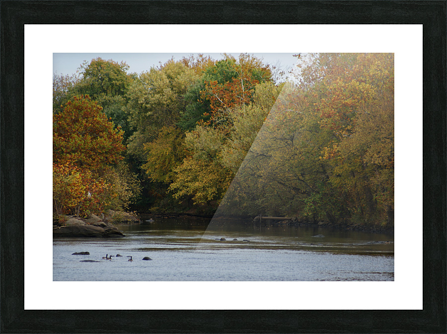 Lonely walk 5 Picture Frame print