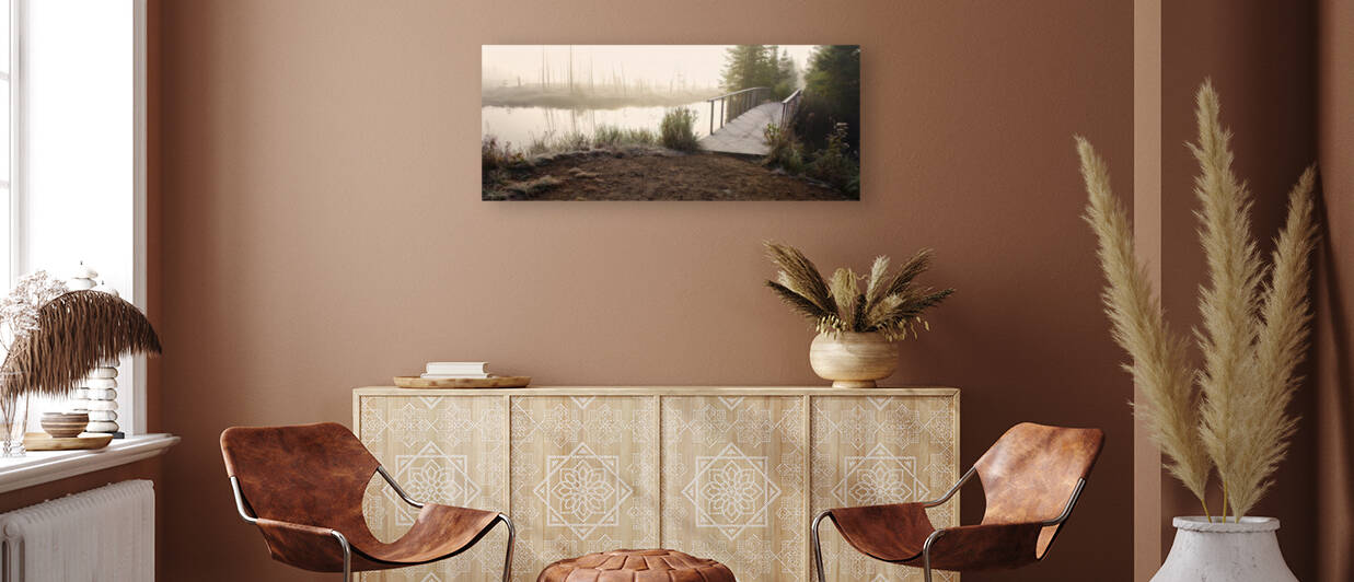 Misty sunrise Reproduction