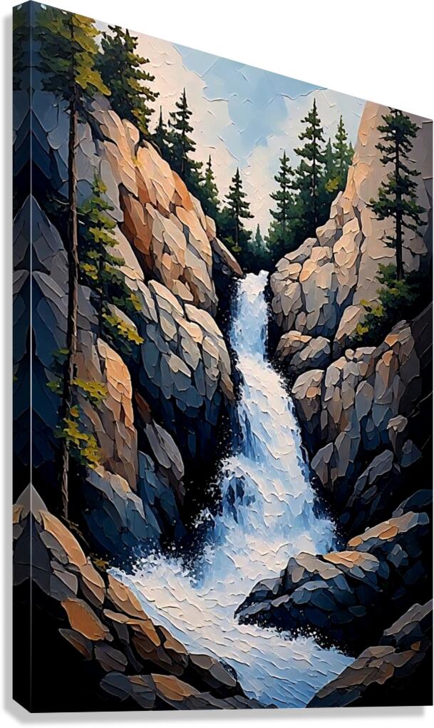 Scenic Waterfall 3 Canvas Print