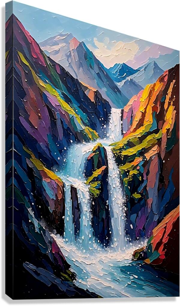 Scenic Waterfall 1 Canvas Print