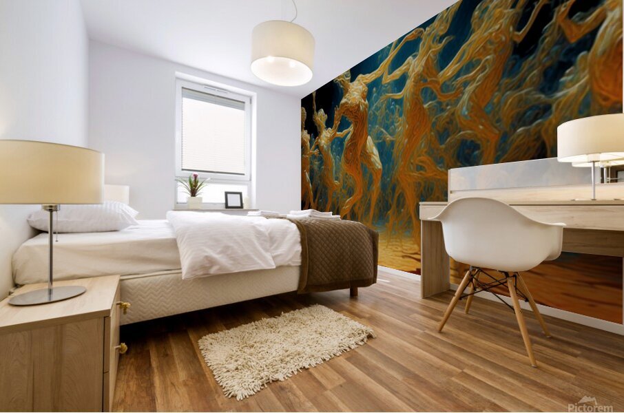 Ethereal Dancers Mural print