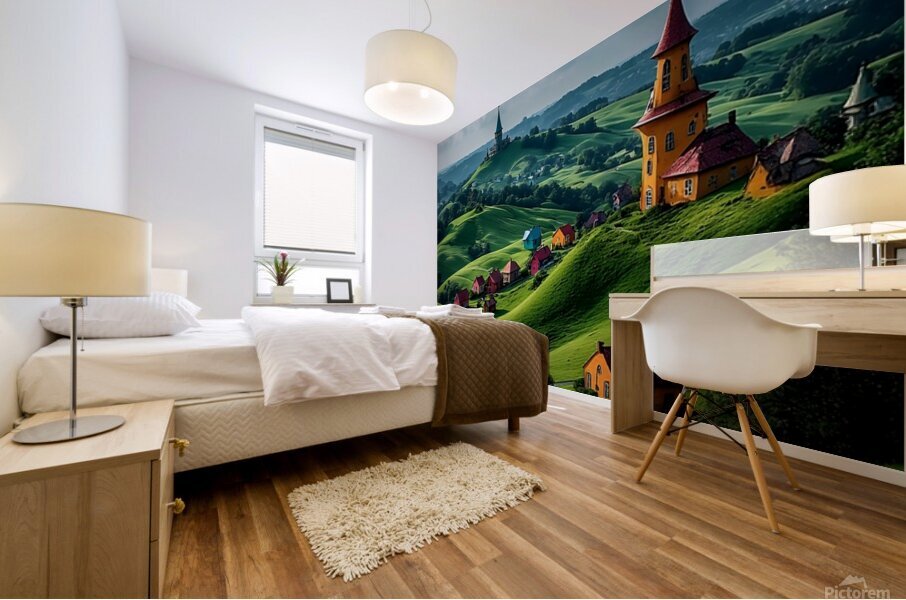 Rolling Hills 3 Mural print
