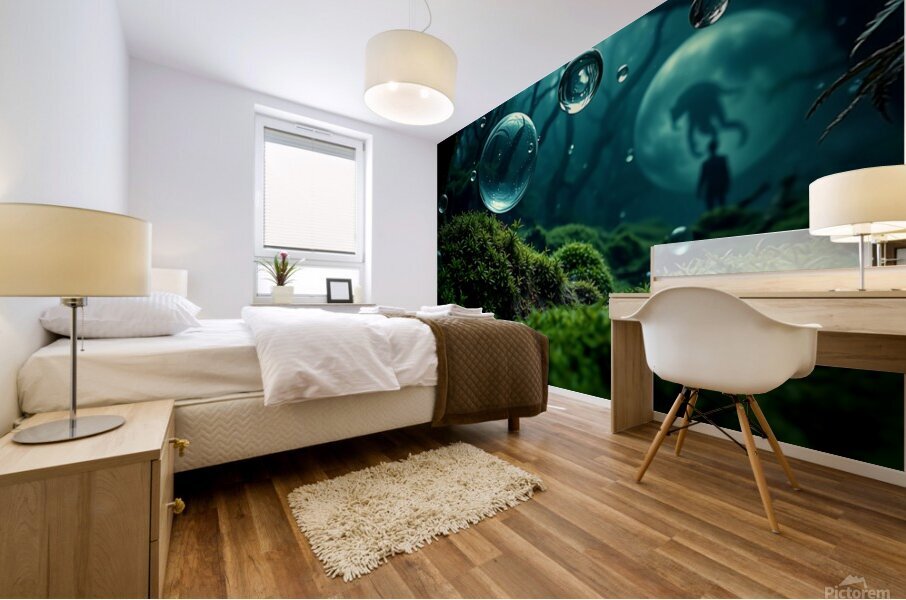 Moss Forest  Mural print