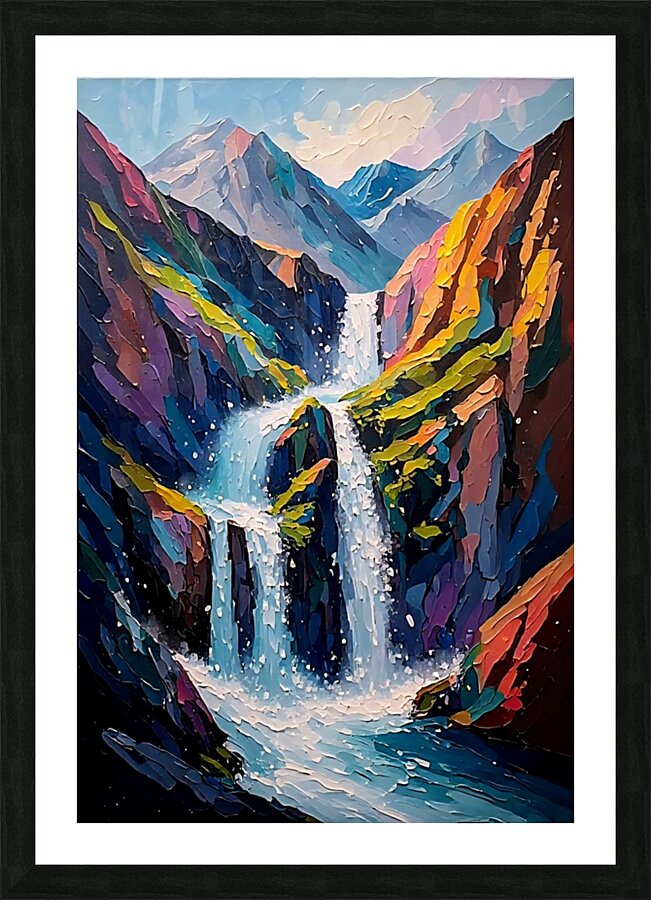 Scenic Waterfall 1 Picture Frame print