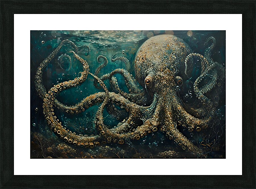 Kraken  Picture Frame print