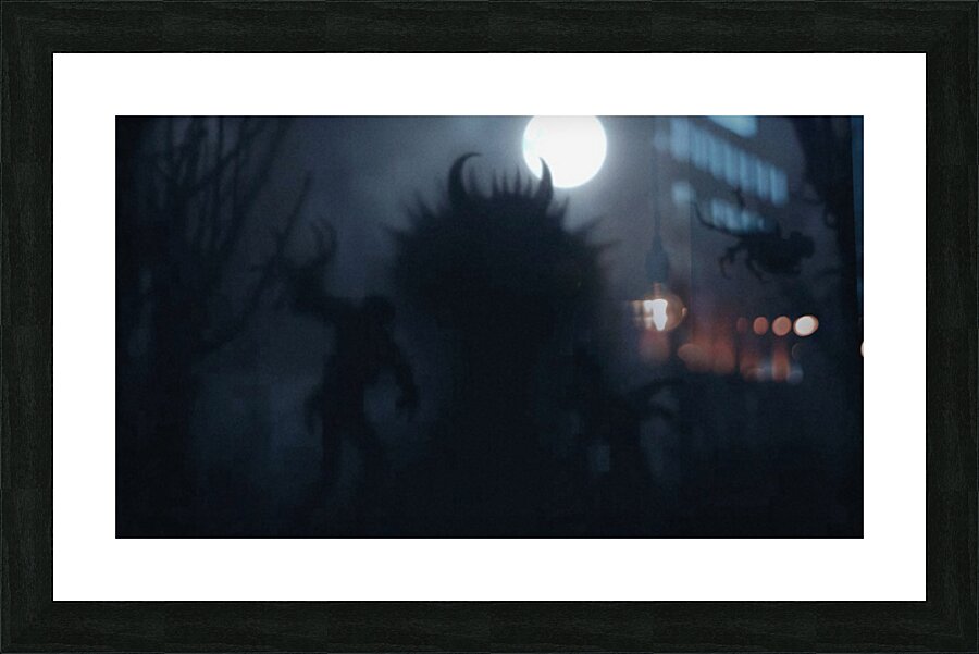 Monster  Picture Frame print